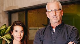 זהר שריג ומאיה כץ, צילום: אבלין מאיר